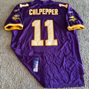 100% Authentic 2004 NFL Minnesota Vikings Daunte Culpepper Mens 54 Purple Jersey